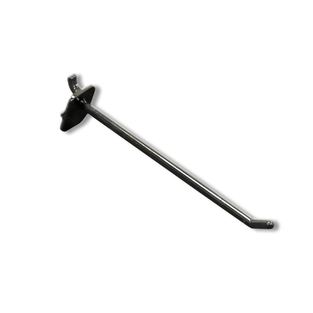 AZAR DISPLAYS 6" Plastic Hook: 0.287" Dia., PK50 800006-B